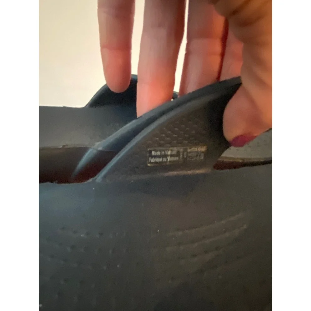 Crocs Athens Flip Flops Navy Blue Womens Size 10 Comfort Thong Sandals‎